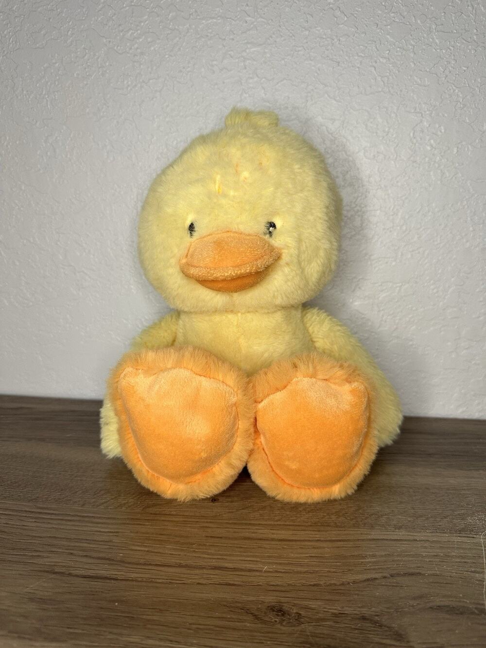 Animal Adventure Yellow Duck Plush Stuffed Animal Big Foot Orange Beak 13” 2020